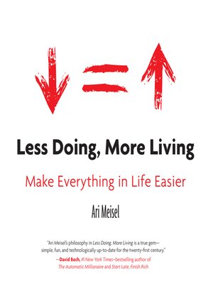 cover image of Less Doing, More Living